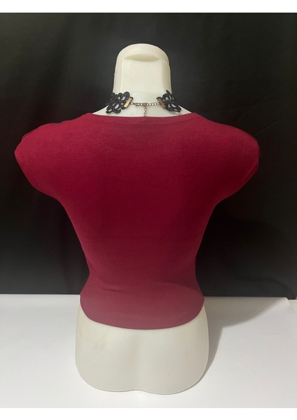 Fit Basic Bisiklet Yaka Kap Kollu Bluz fiyatları