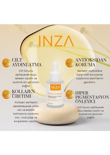 Vitamin C Serum 2’li Set – Leke Karşıtı Aydınlatıcı – Cilt Tonu Eşitleme – 2 x 30 ml modelleri