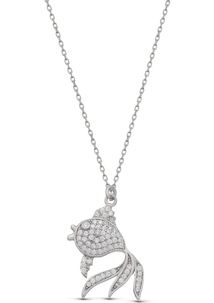 925 Ayar Gümüş Balık Kolye modelleri