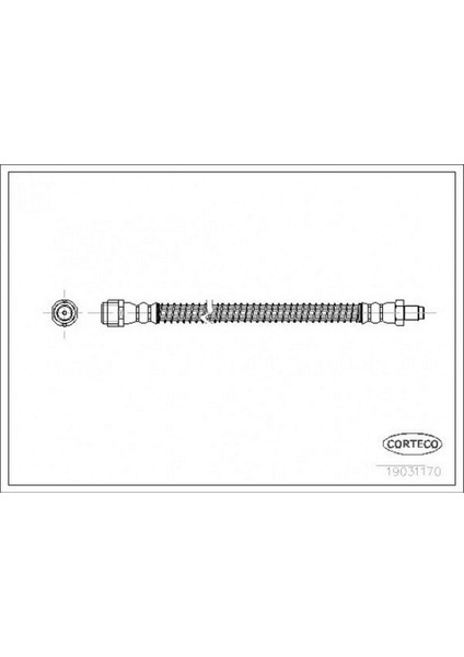 Mtxdpn Fren Hortumu Arka Mercedes S-Class W220 98 05