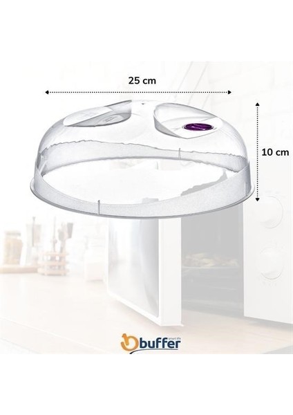 Buffer® Mikrodalga Fırın Koruyucu Sızdırmaz Gıda Koruyucu Dayanıklı Yiyecek Isıtma Kapağı fırsatları