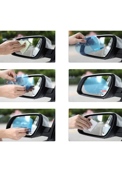 Dikiz Ayna Yağmur ve Buğu Önleyici Film – Su Geçirmez ve Net Görüş Sağlayan Araç Aksesuarı fiyatları