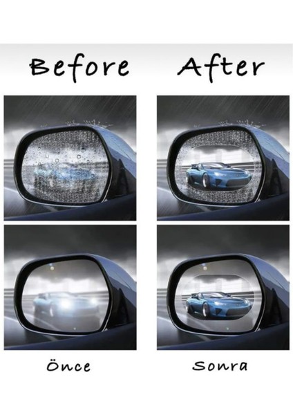 Dikiz Ayna Yağmur ve Buğu Önleyici Film – Su Geçirmez ve Net Görüş Sağlayan Araç Aksesuarı indirimleri