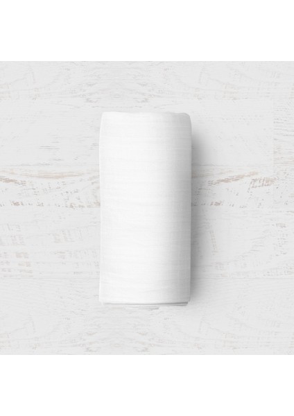 Makiteks %100 Pamuklu Beyaz 180X200+2*(50X70) Battal Boy Lastikli Çarşaf ve Yastık Kılıfı Seti