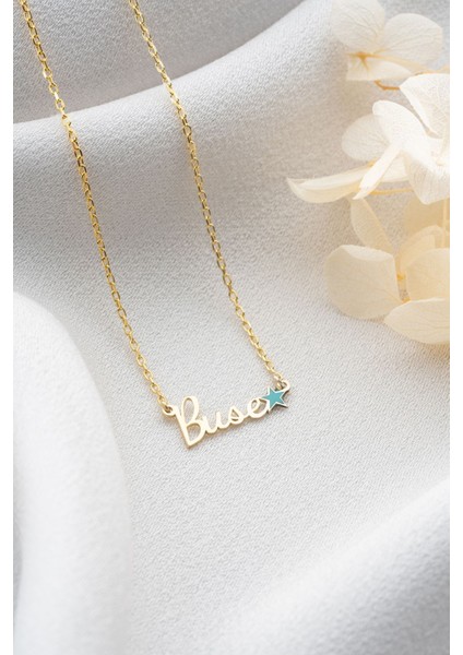 925 Ayar Gümüş Isimli Yıldız Kolye fırsatları