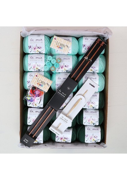 La Mia Mercerized Cotton Zümrüt Seti fiyatları