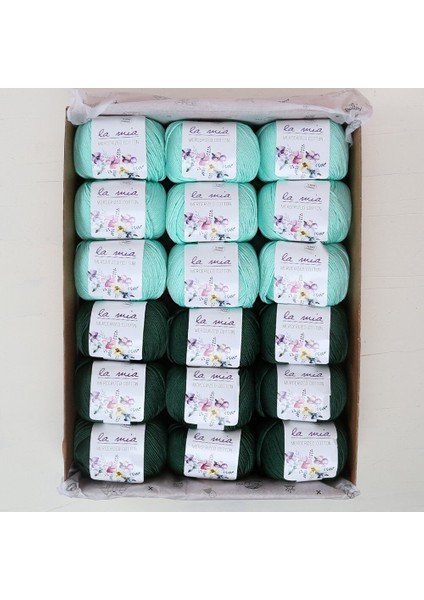La Mia Mercerized Cotton Zümrüt Seti modelleri