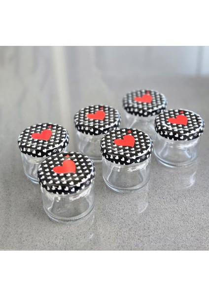 6’lı 40 cc ml Mini Cam Kavanoz Seti – Mama, Bal, Reçel ve Hediyelik Kavanoz fiyatları