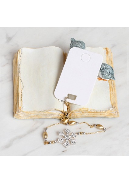 Loren 25'li Beyaz Takı Bileklik Kartı