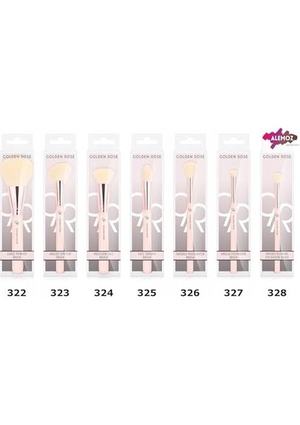 Golden Rose Nude Face Tapered Brush