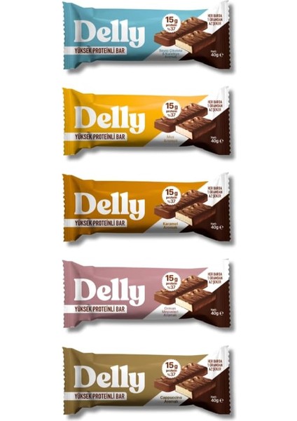 12 Adet Çikolata Kaplı - Yüksek Proteinli Bar Karışık Kutu