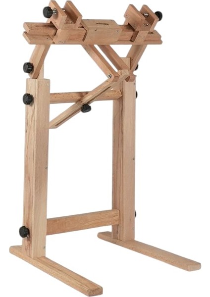 Punch Kasnak Tutucu Ahşap Ayaklı Stand (20CM ile 100CM Arası Tüm Iğneli / telli Kasnak Bağlanabilir Özellik) indirimleri