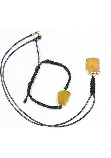 Doğal Akik Taşlı Kolye & Bileklik Kombini – El Yapımı Zarif Takım modelleri