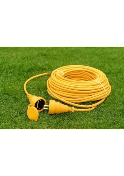 Seyyar Uzatma Kablosu, Erkek ve Dişi Fiş Kaplinli, Kapaklı Prizli, 3x2.5 Mm, Kalın Kablo, Bahçe, Şantiye, Atölye ve Dış Mekan Kullanımına Uygun, Güvenli Güç Bağlantı Kablosu (30 Metre) modelleri
