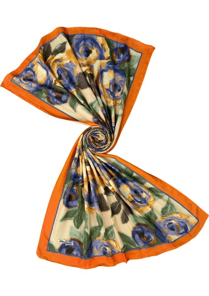 Vav Ipek Bambu Kraş Pamuk Şal – Gül Desenli, Yumuşak ve Nefes Alabilen Şal modelleri