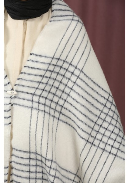 Çift Taraflı Çizgili Kışlık Omuz Şalı fiyatları