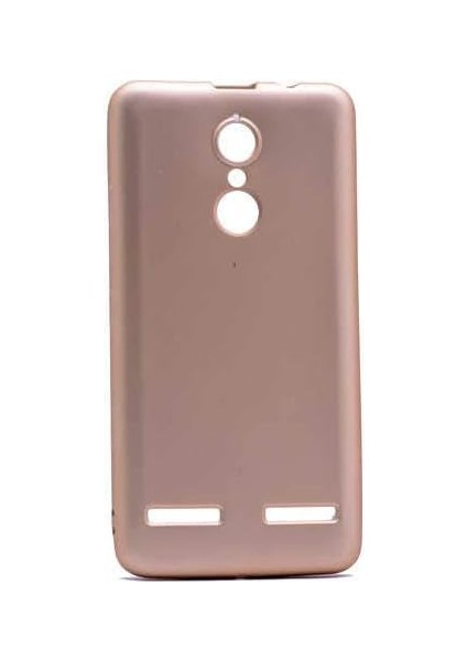 K6 Uyumlu Mat Yumuşak Silikon Kılıf (Altın Rengi)