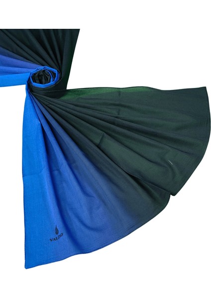 Mısırlı Eşarpları Degrade Organik Pamuk Şal 75X190 cm