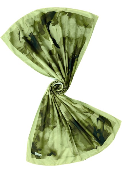 Ecenur Çiçek Desenli Soft Pamuk Şal 75X190 cm – Dört Mevsim Kullanıma Uygun fırsatları