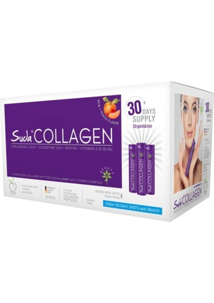 Suda Collagen Multiform Şeftali 30 Shot fiyatları