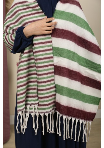 Çift Taraflı Kışlık Omuz Şalı indirimleri