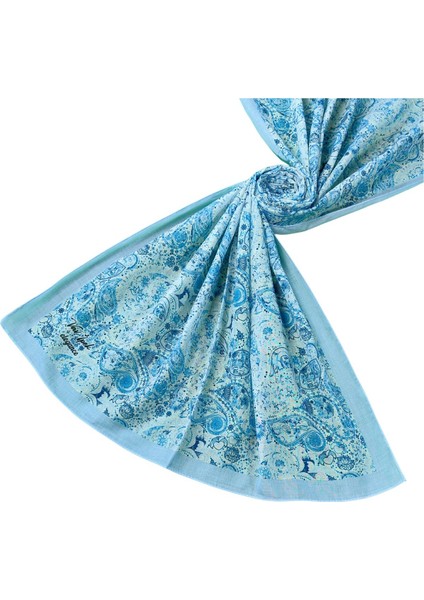 Vav Ipek Soft Pamuklu Etnik Desenli Şal 75X190 cm