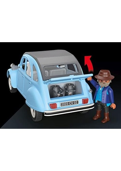 70640 Klasik Araba Citroën 2cv, Kapaklı Teneke Salyangoz, Otomobil Tutkunları Için Parçası, ve 5 Yaş ve Üzeri Çocuklar Için Oyuncak fiyatları