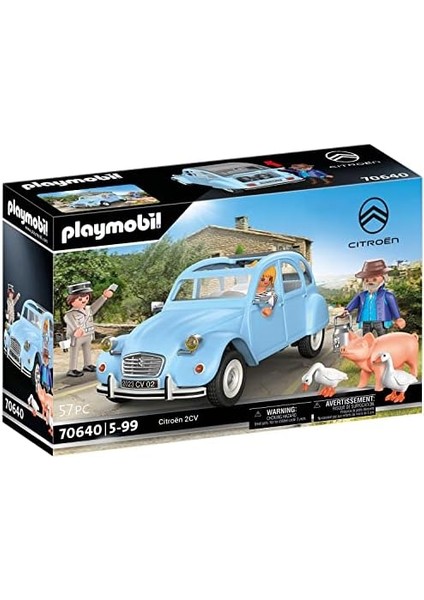 70640 Klasik Araba Citroën 2cv, Kapaklı Teneke Salyangoz, Otomobil Tutkunları Için Parçası, ve 5 Yaş ve Üzeri Çocuklar Için Oyuncak modelleri