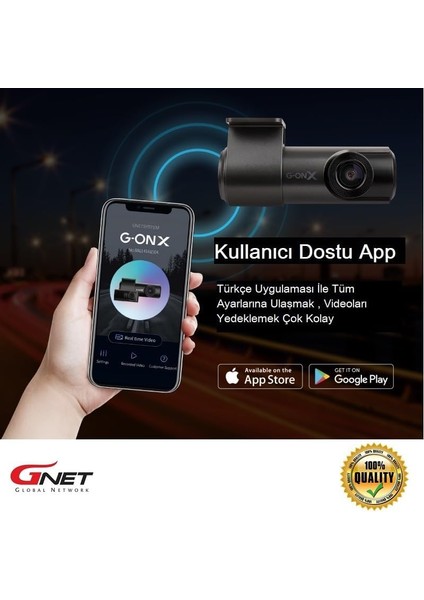 Gonx 2ch Full Box Fullhd Hdr Araç Kamerası fiyatları