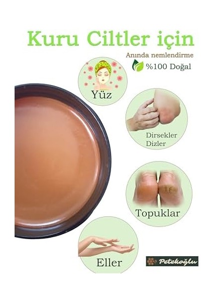 Petekoğlu (100ML) El Yapımı Sarı Kantaron Çiçeği Yağı Zeytinyağı Balmumu Bakım Onarım Kremi fiyatları