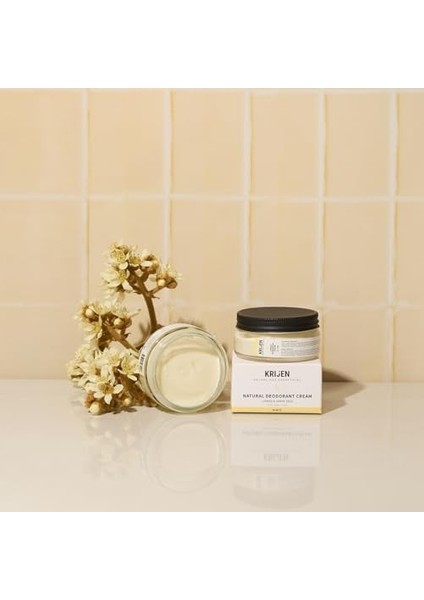 Ihlamur Çiçeği & Üzüm Çekirdeği Krem Deodorant 50 Ml-Bitkisel Ter Kokusu Önleyici