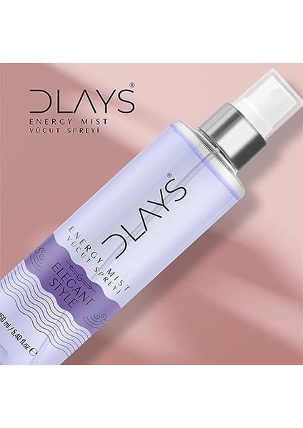 Dlays Elegant Style Energy Mist 160 ml Kadın Vücut Spreyi