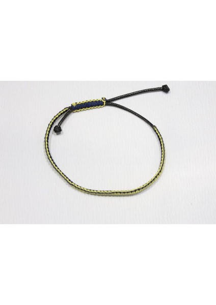 Taraftar Sade Örme Bileklik – Fenerbahçe Renkleri fiyatları