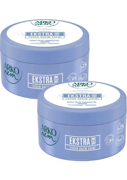 Arko Nem Yoğun Bakım Kremi Ekstra Nemlendirici 2X250 ml
