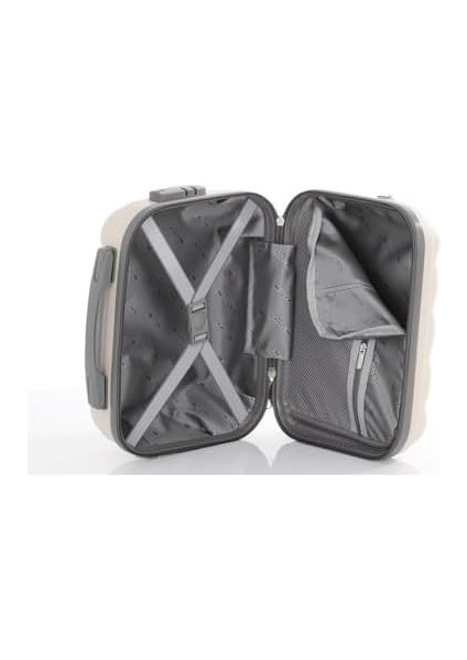 Abs Makyaj Çantası V305-M Kemik Gri