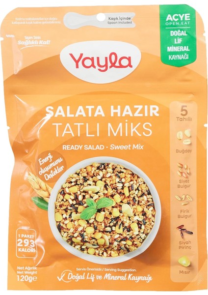 Yayla Salata Hazır Tatlı Mix, 120 gr X24