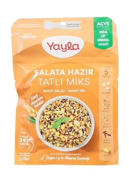 Yayla Salata Hazır Tatlı Mix, 120 gr X24 modelleri