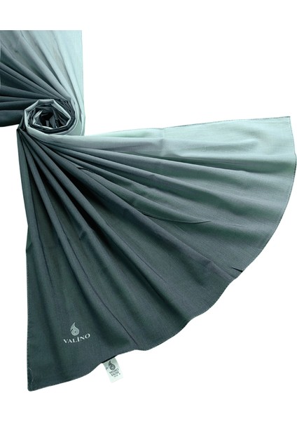 Mısırlı Eşarpları Degrade Organik Pamuk Şal 75X190 cm