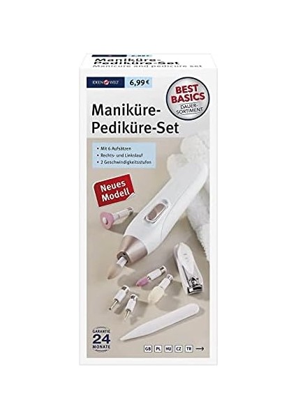 Ideenwelt Manikür ve Pedikür Seti Rose Gold 1 Adet