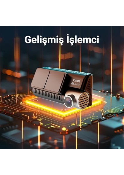 D11 2 Kameralı Ön/arka 4K+1080P Starvıs Sensörlü Yapay Zeka Destekli Wi-Fi Gps'li Araç Kamerası fiyatları