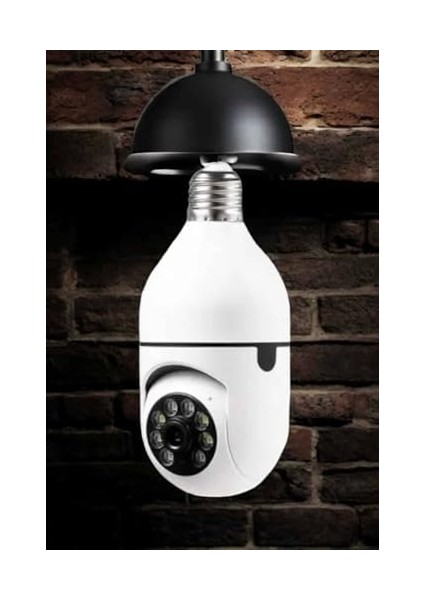 Kamera Duylu Ampul Görünümlü 360 Derece Dönebilen Ev Kamerası modelleri