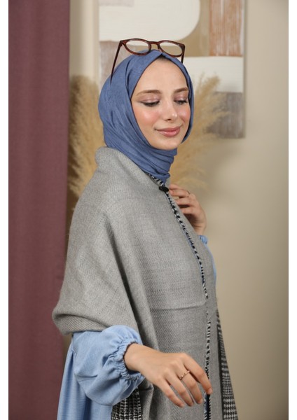 Çift Taraflı Ekose Kışlık Omuz Şalı indirimleri