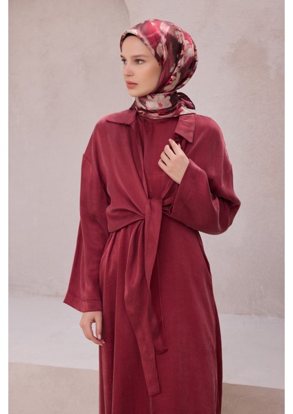 Çiçek Desen Ipek Twill Eşarp 4217D01-86 fiyatları