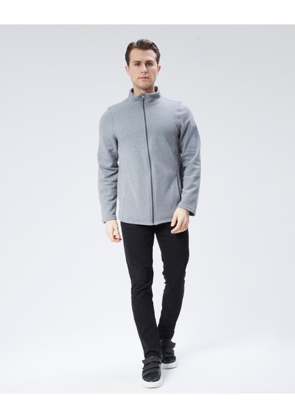 Mooncover Unisex Italyan Polar Fermuarlı Cepli Sweatshirt fiyatları