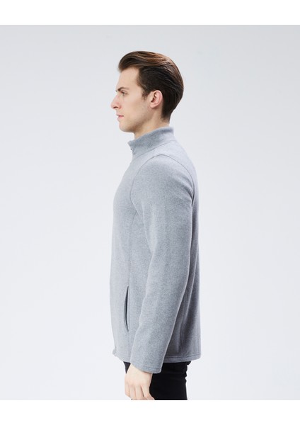 Mooncover Unisex Italyan Polar Fermuarlı Cepli Sweatshirt fırsatları