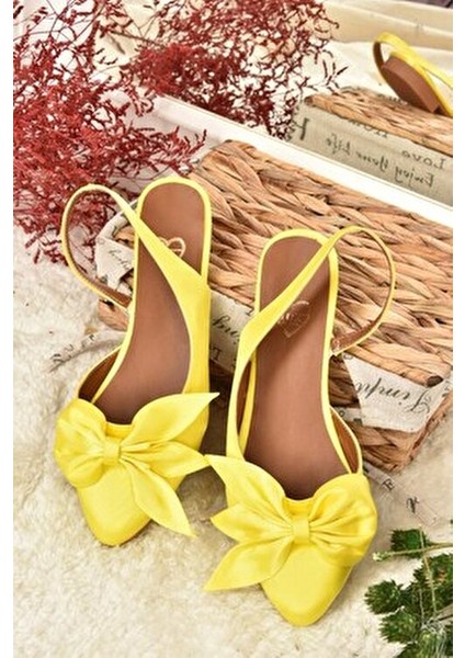 Sarı Kumaş Kadın Babet Numaralı