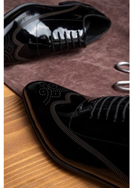 Deri Erkek Klasik Ayakkabı Antibakteriyel İç Yüzey