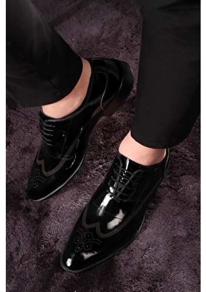 Deri Erkek Klasik Ayakkabı Antibakteriyel İç Yüzey