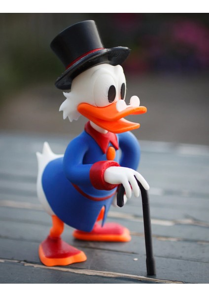 Scrooge Mcduck Varyemez Amca Figürü 17CM Kendin Yap Seti