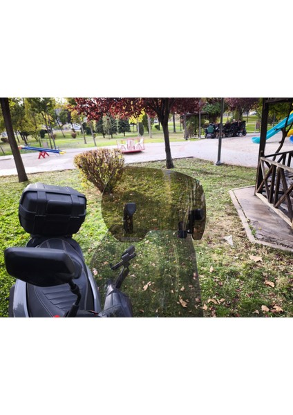 Füme Deflektör Model 3 Rüzgar Saptırıcı Siperlik Şeffaf Motor Camı Cam Uzatma fırsatları